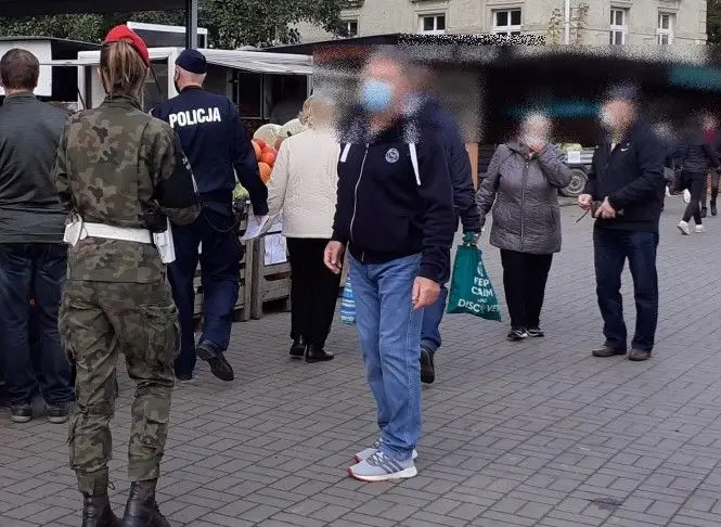 Pandemia: wspólne patrole policji i żandarmerii w Bolesławcu