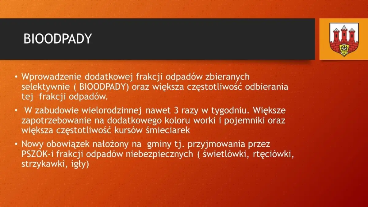 Prezentacja Urzędu Miasta Bolesławiec dot. stawki opłaty za odpady