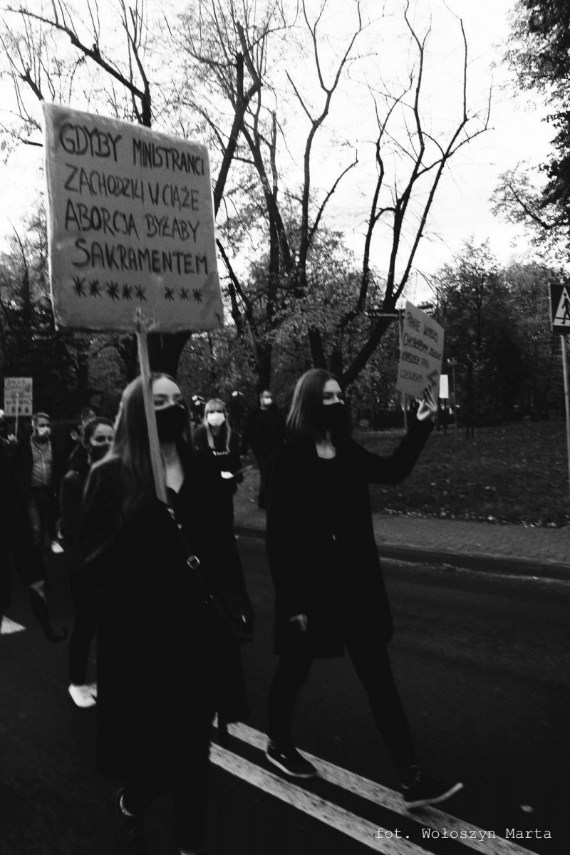 Reportaż z protestów Marty Wołoszyn