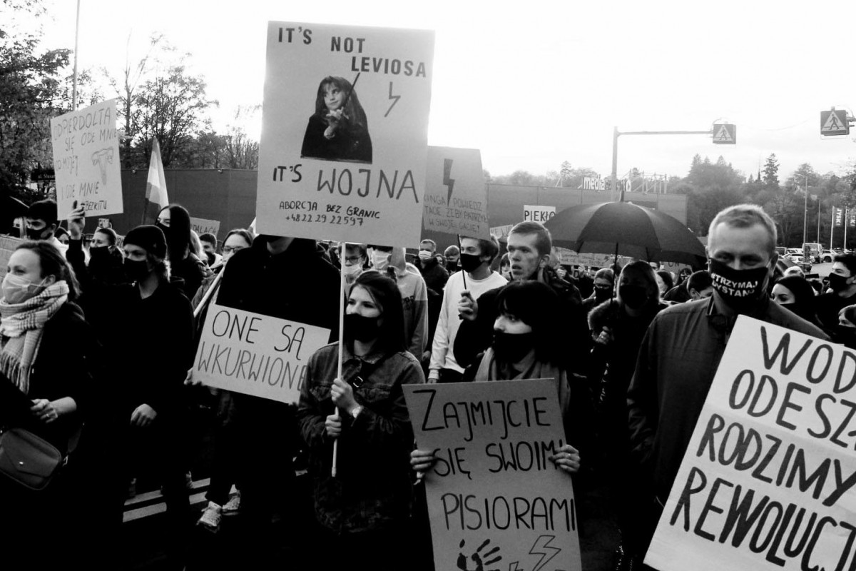 Reportaż z protestów Marty Wołoszyn