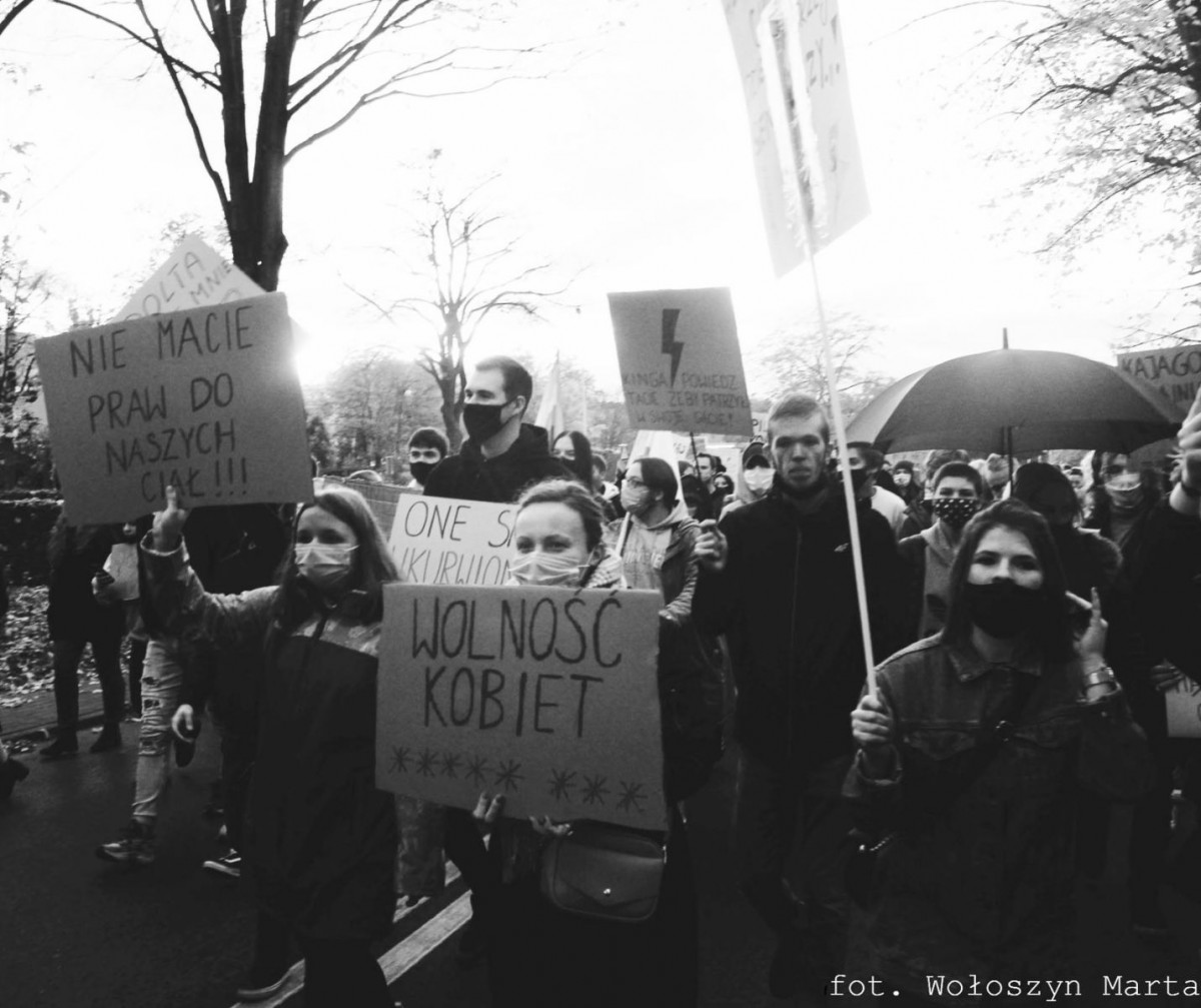 Reportaż z protestów Marty Wołoszyn