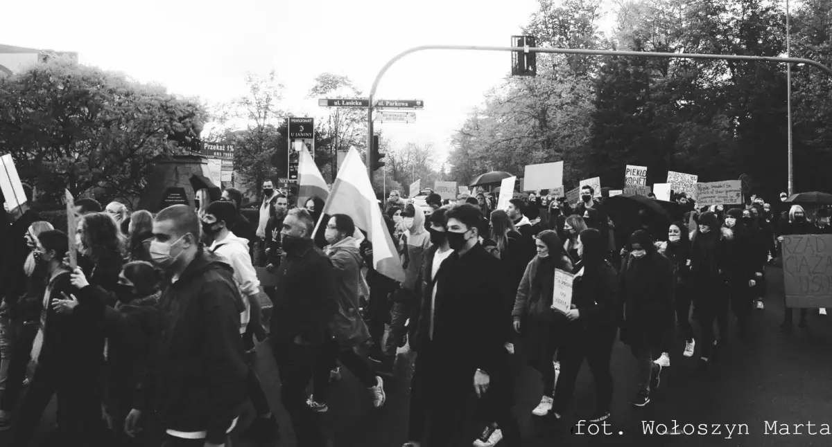 Reportaż z protestów Marty Wołoszyn
