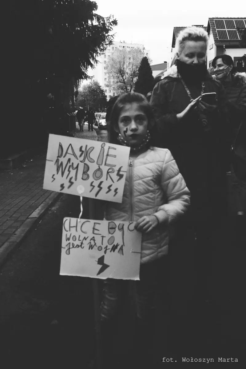 Reportaż z protestów Marty Wołoszyn