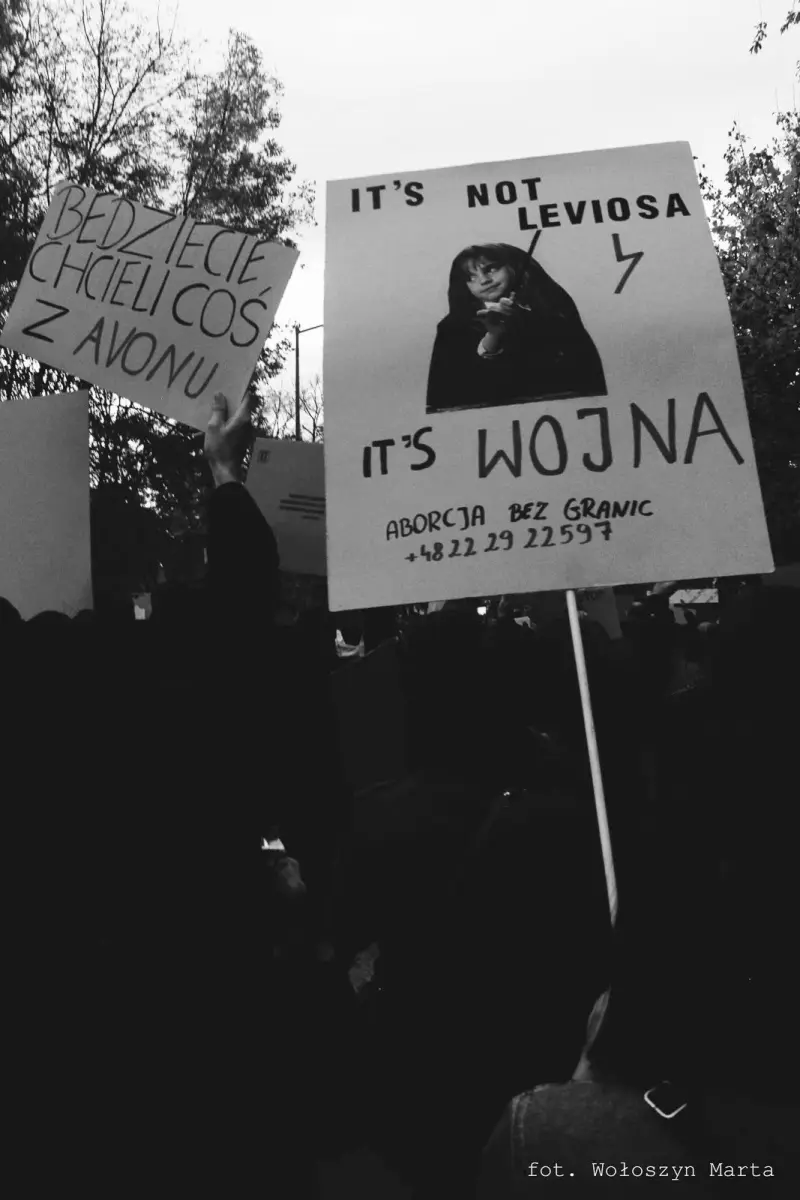 Reportaż z protestów Marty Wołoszyn