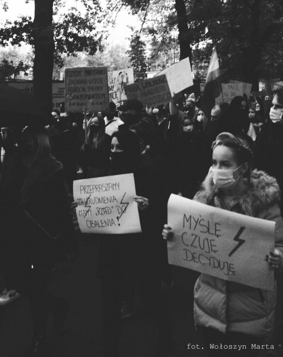 Reportaż z protestów Marty Wołoszyn