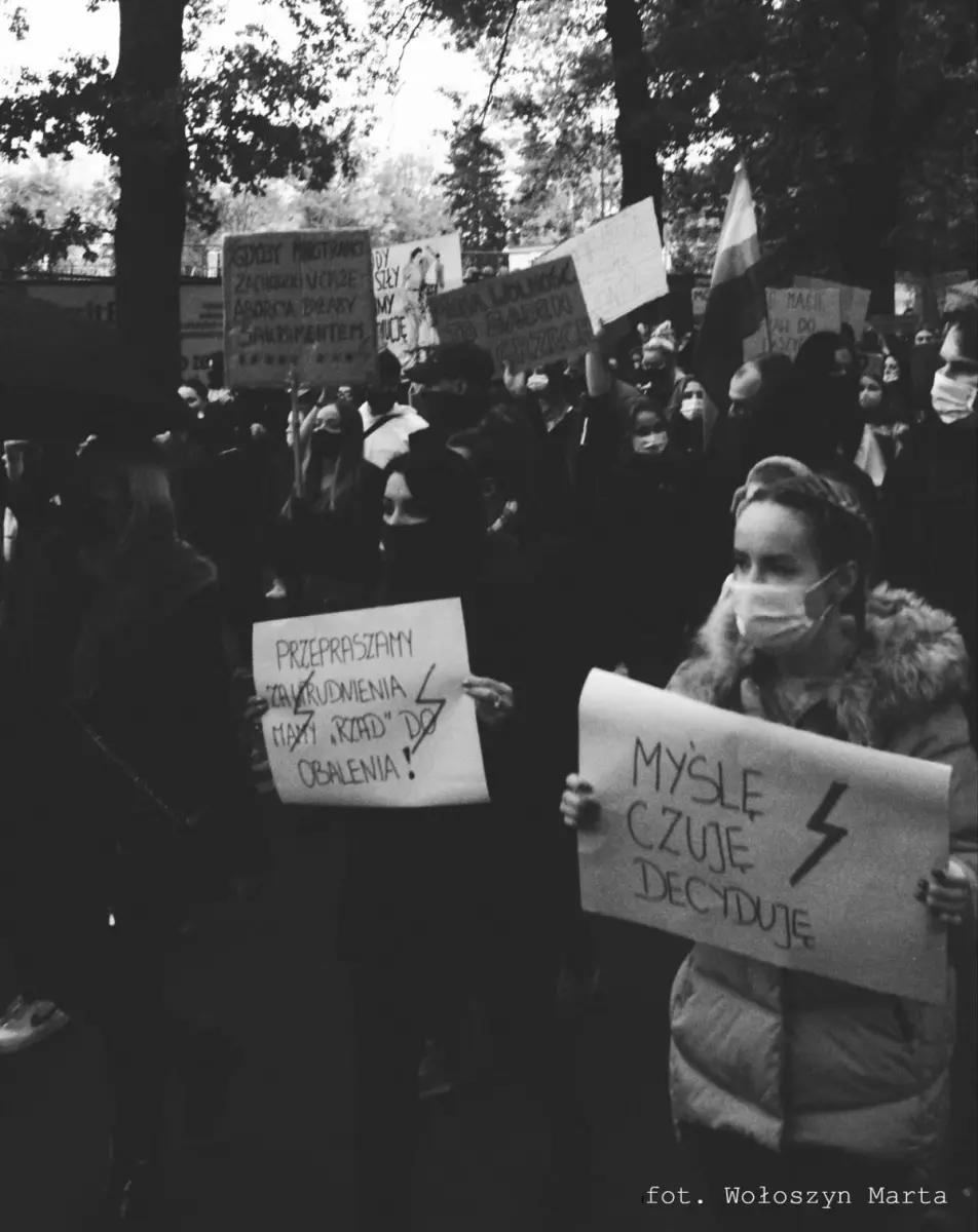 Reportaż z protestów Marty Wołoszyn