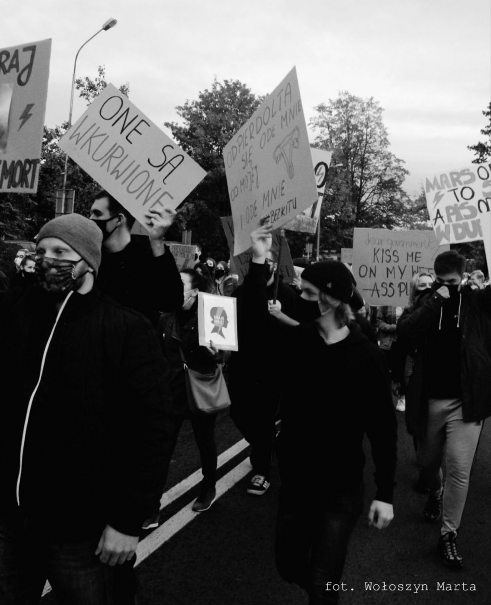 Reportaż z protestów Marty Wołoszyn