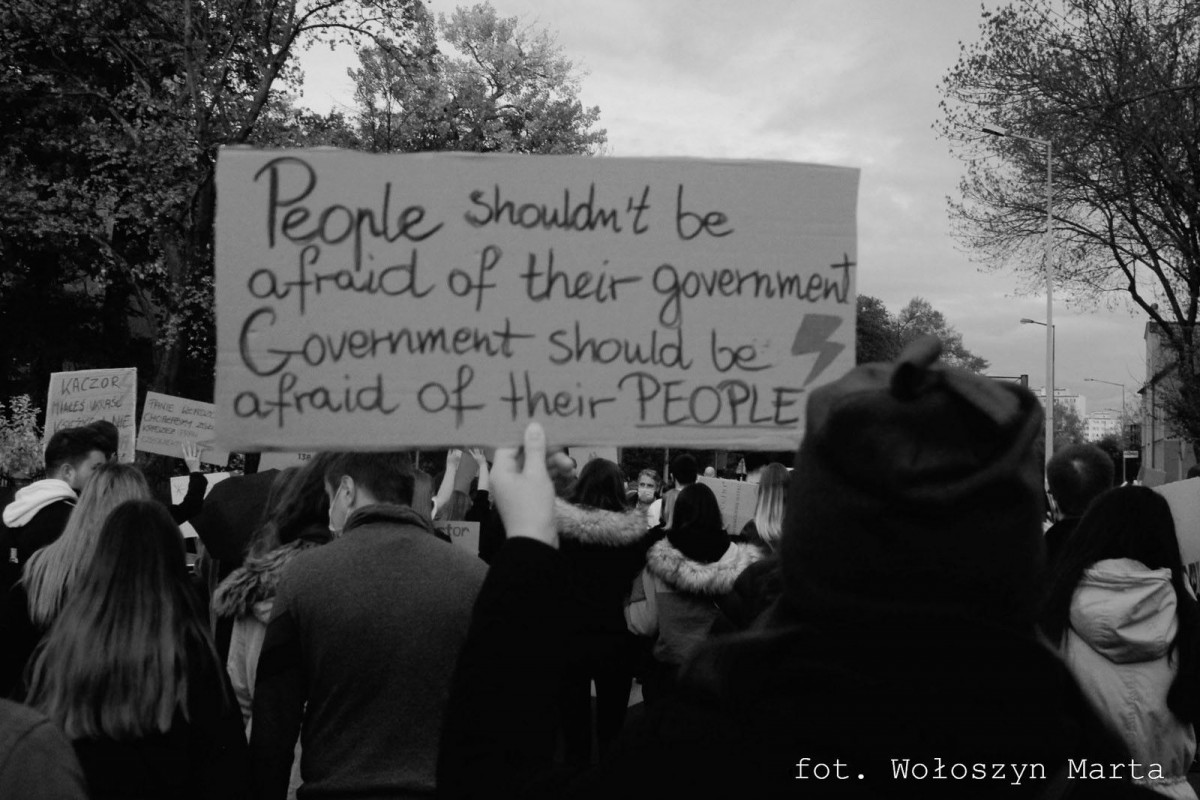Reportaż z protestów Marty Wołoszyn