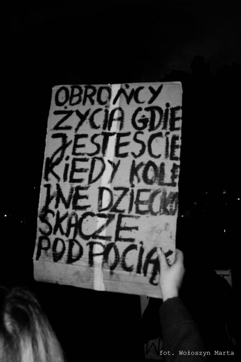 Reportaż z protestów Marty Wołoszyn