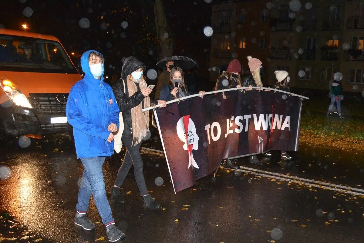 Protest w Bolesławcu