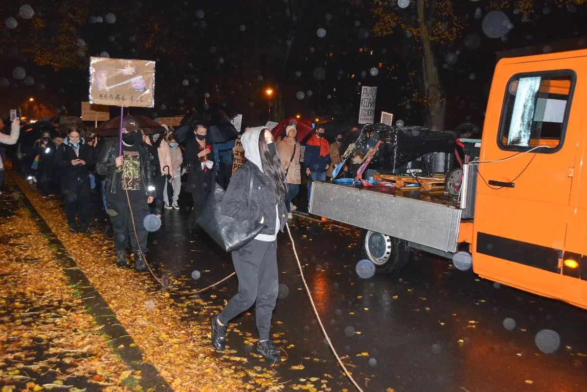 Protest w Bolesławcu
