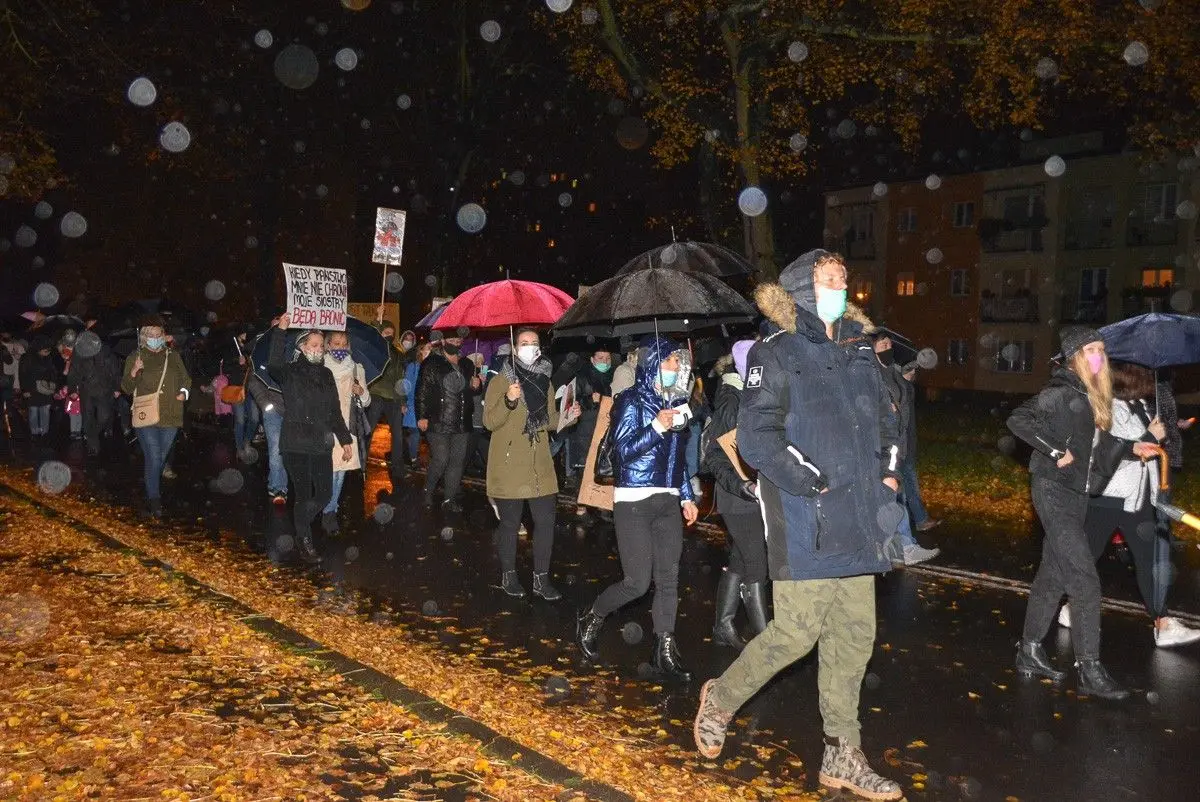 Protest w Bolesławcu