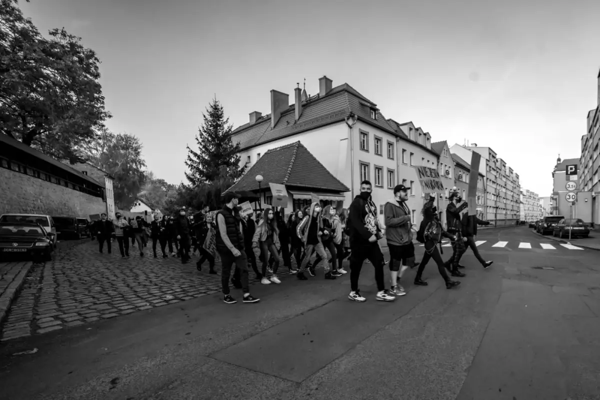 Reportaż z protestów w Lwówku Ślaskim