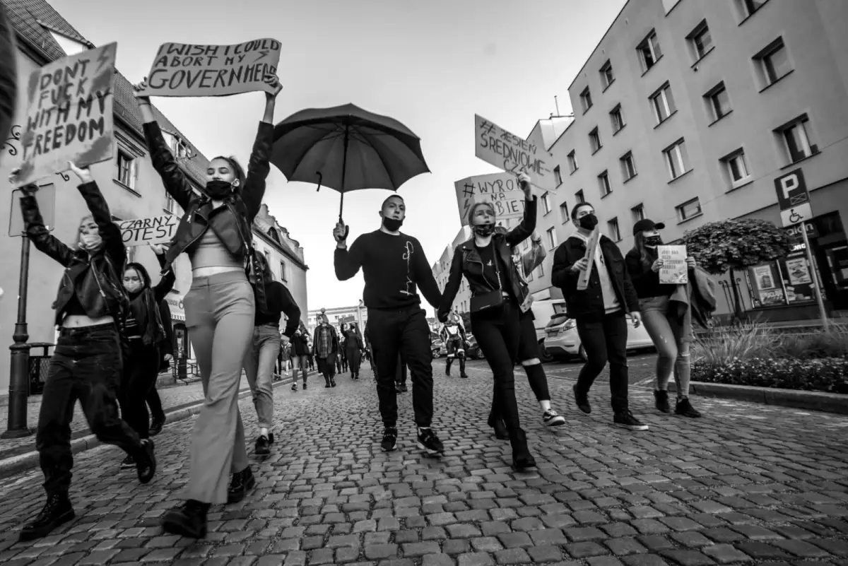 Reportaż z protestów w Lwówku Ślaskim