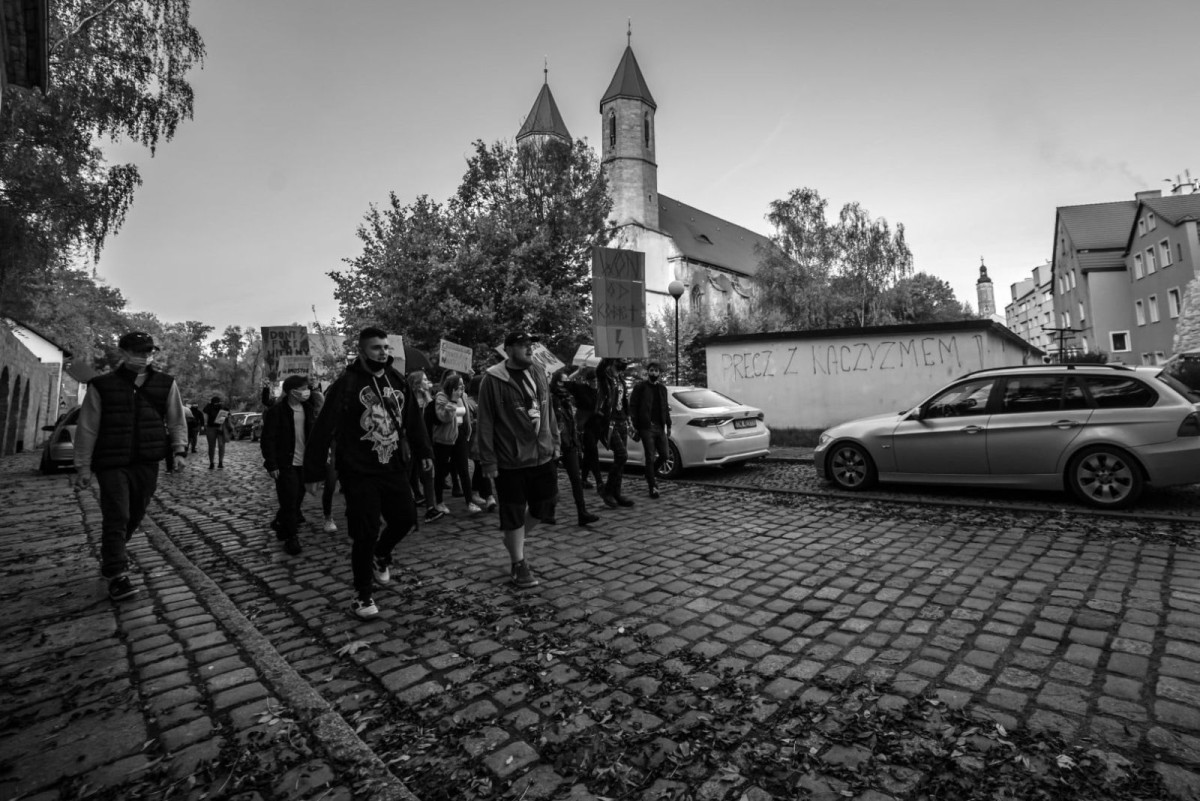 Reportaż z protestów w Lwówku Ślaskim