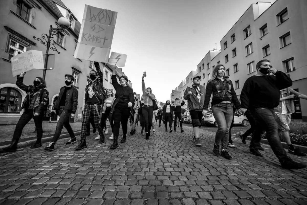 Reportaż z protestów w Lwówku Ślaskim