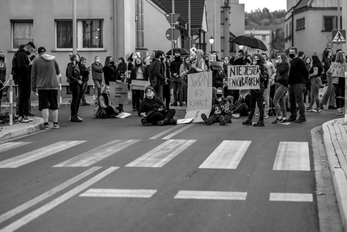 Reportaż z protestów w Lwówku Ślaskim