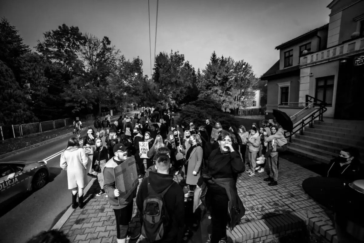 Reportaż z protestów w Lwówku Ślaskim