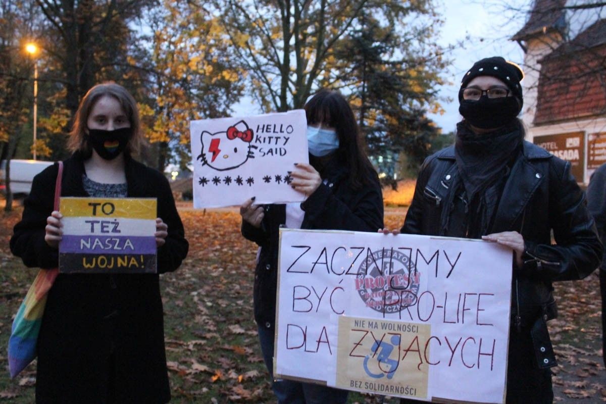 Poniedziałkowy protest w Bolesławcu