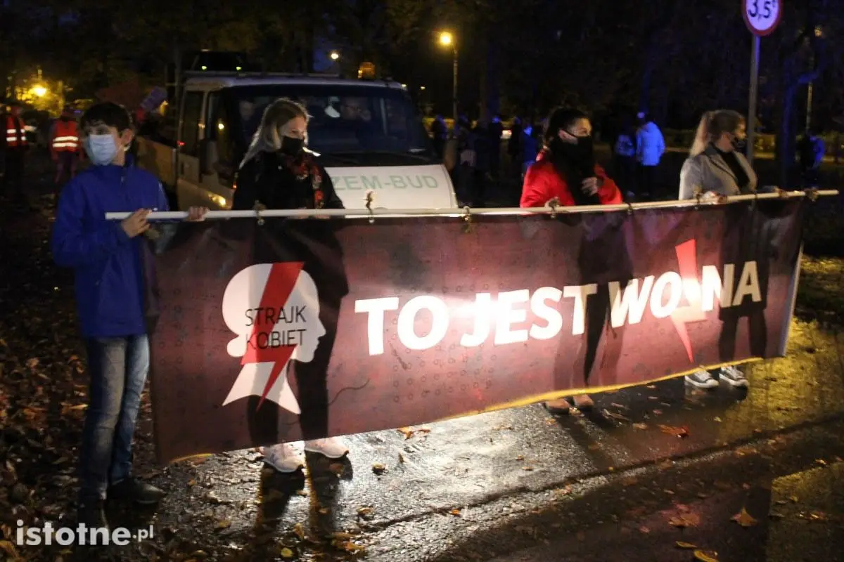 Poniedziałkowy protest w Bolesławcu