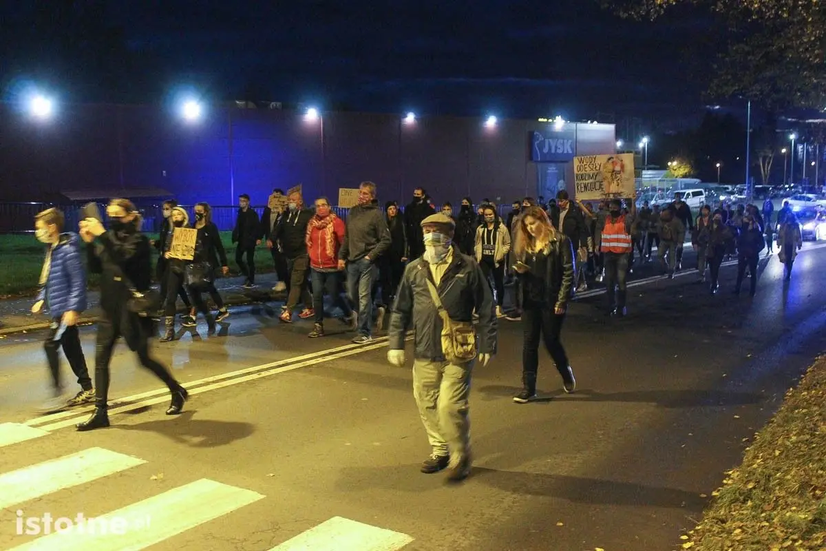 Poniedziałkowy protest w Bolesławcu