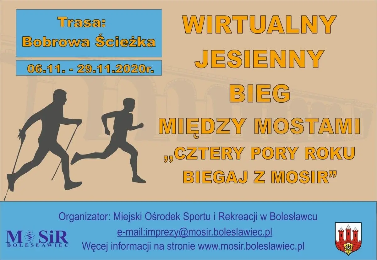 MOSiR: wirtualny bieg między mostami oraz wirtualne sportowe zabawy