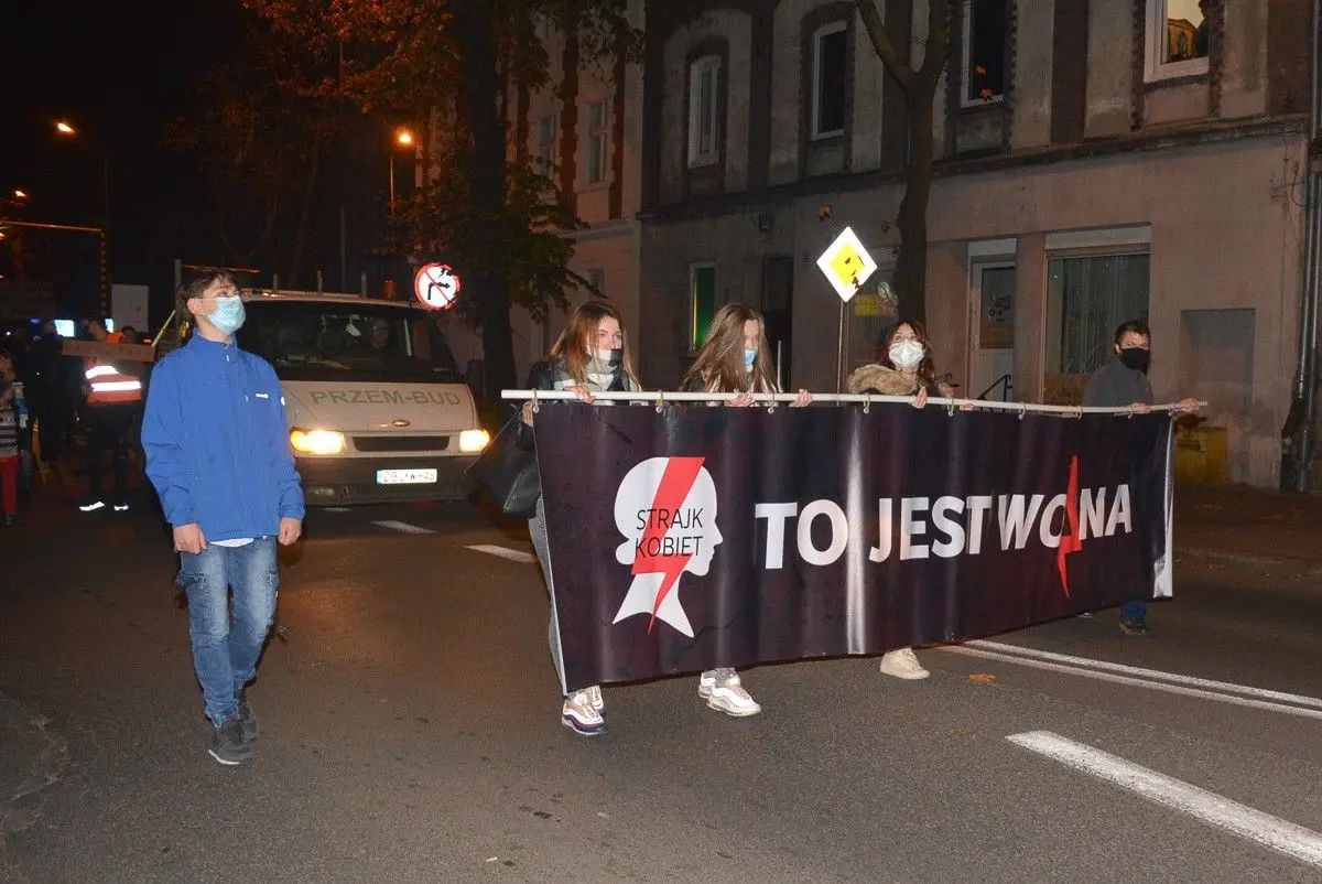 Spacer-protest w Bolesławcu: 13 listopada 2020 r.