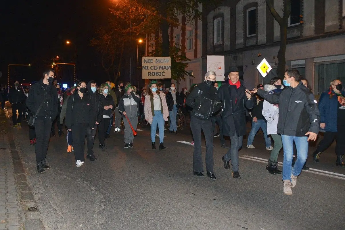 Spacer-protest w Bolesławcu: 13 listopada 2020 r.