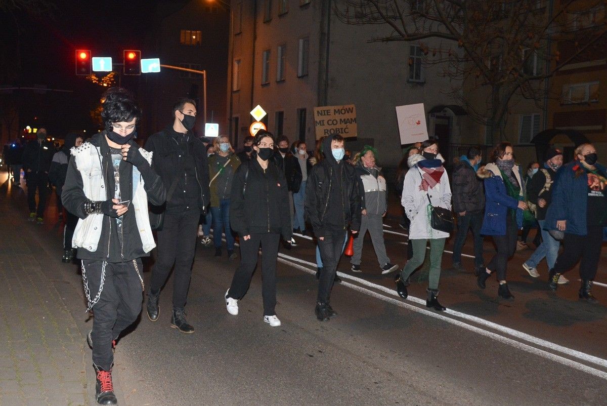 Spacer-protest w Bolesławcu: 13 listopada 2020 r.