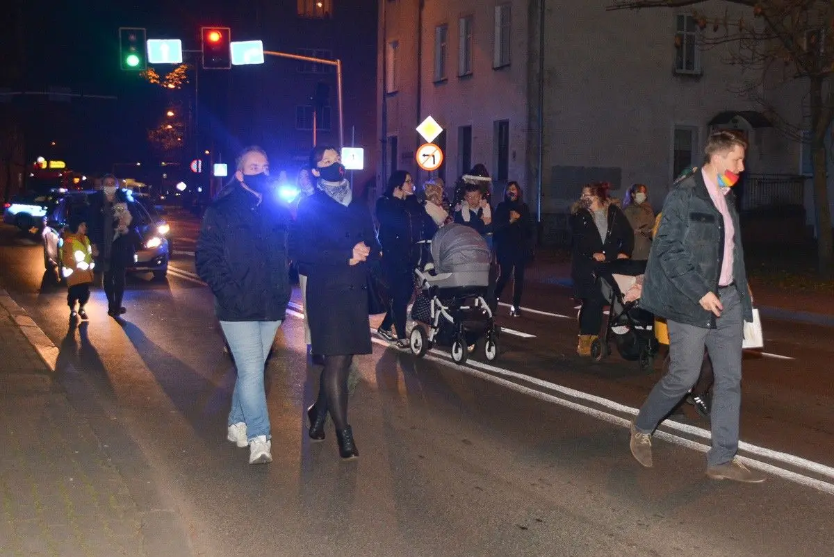 Spacer-protest w Bolesławcu: 13 listopada 2020 r.