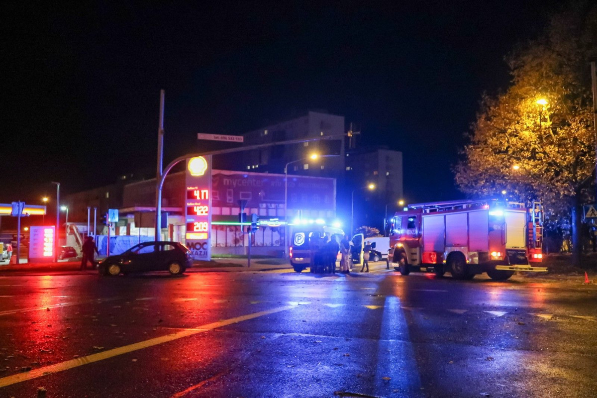 Kolizja na skrzyżowaniu Tysiąclecia i Chrobrego