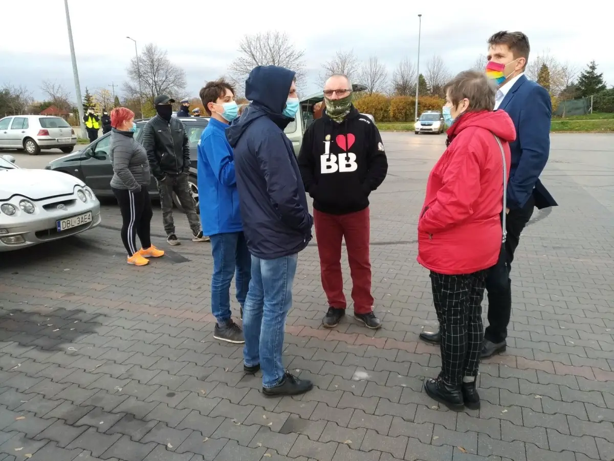 Przygotowania do zmotoryzowanego protestu w Bolesławcu