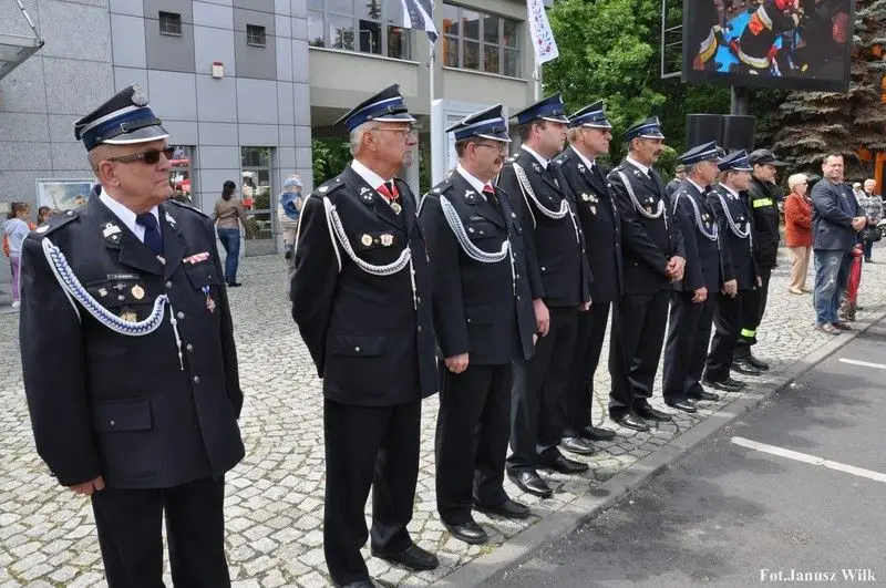 Zbigniew Bożęcki na zdjęciach Janusza Wilka z KP PSP Bolesławiec