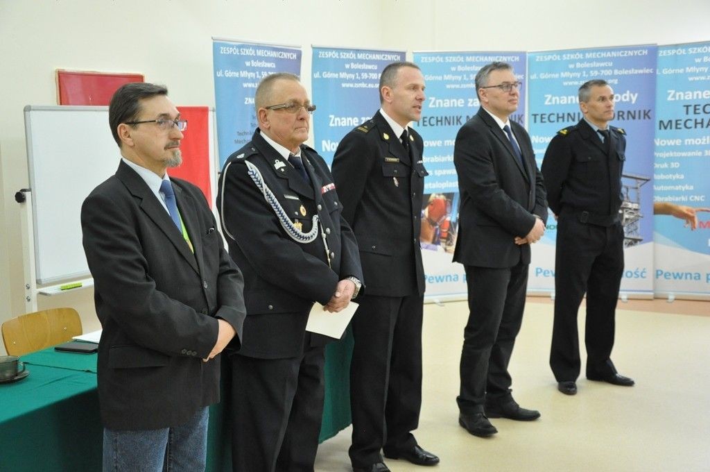 Zbigniew Bożęcki na zdjęciach Janusza Wilka z KP PSP Bolesławiec