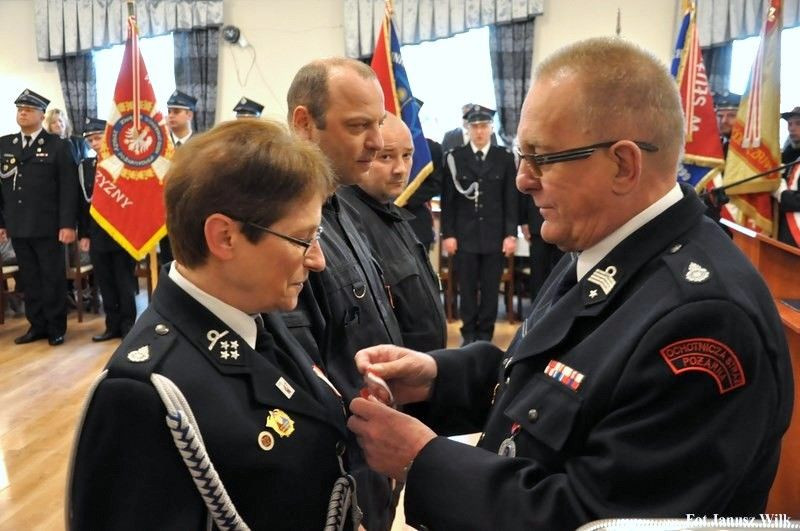 Zbigniew Bożęcki na zdjęciach Janusza Wilka z KP PSP Bolesławiec