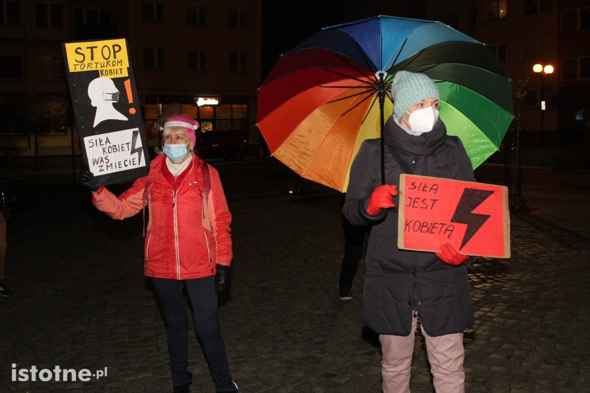 Strajk Kobiet i Marta Lempart we Lwówku Śląskim