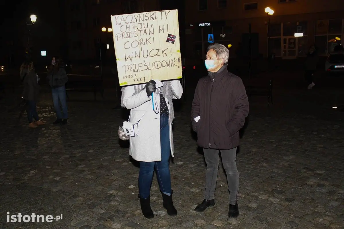 Strajk Kobiet i Marta Lempart we Lwówku Śląskim
