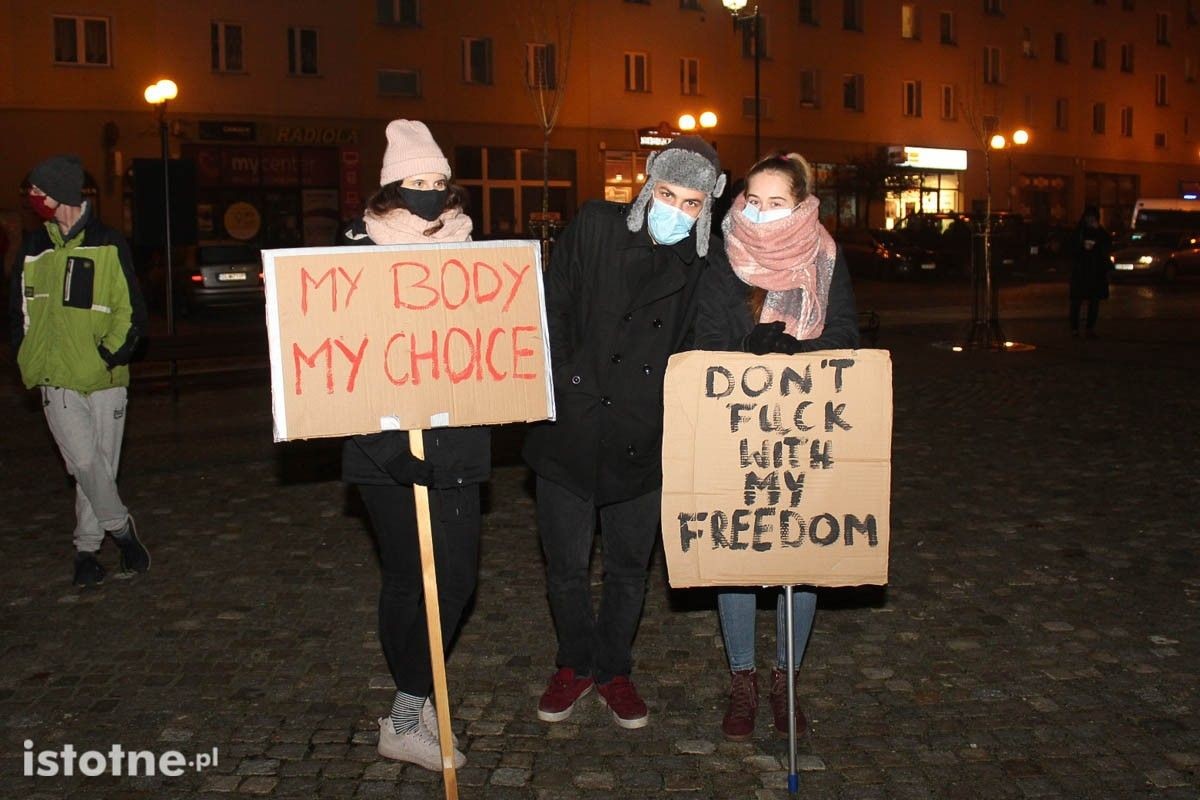 Strajk Kobiet i Marta Lempart we Lwówku Śląskim