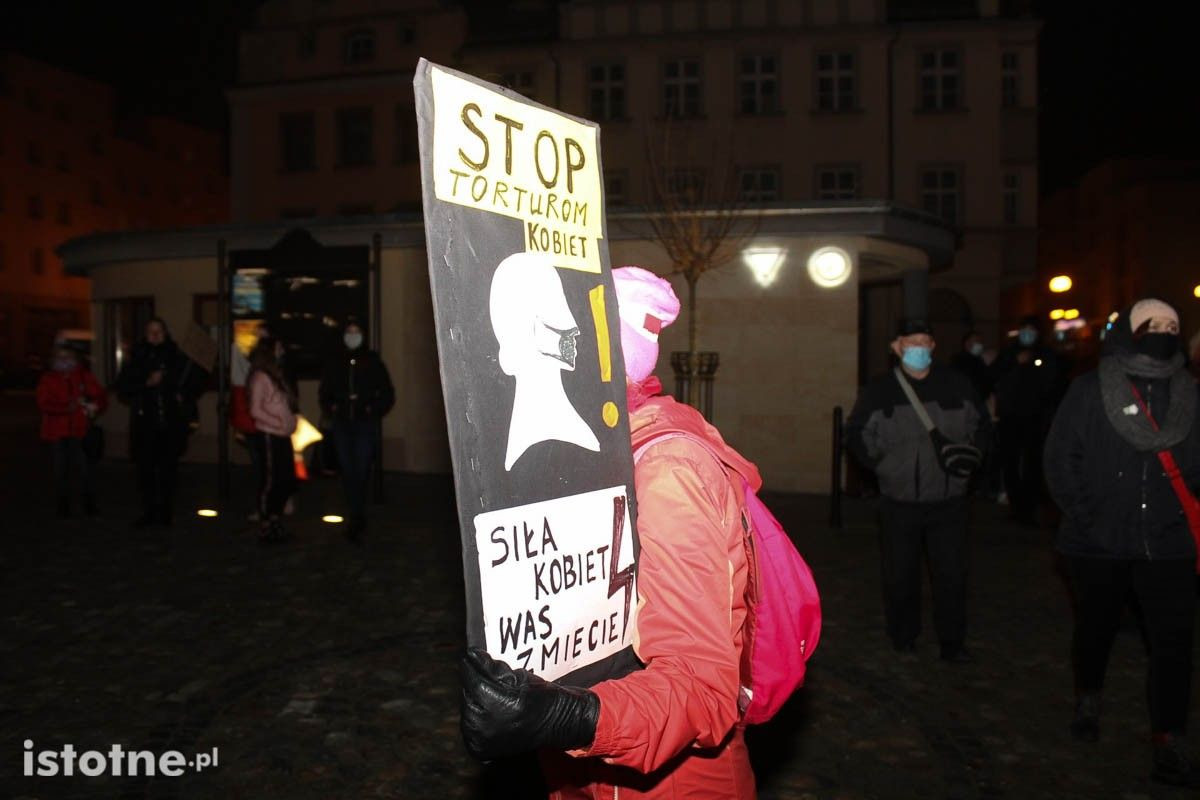 Strajk Kobiet i Marta Lempart we Lwówku Śląskim