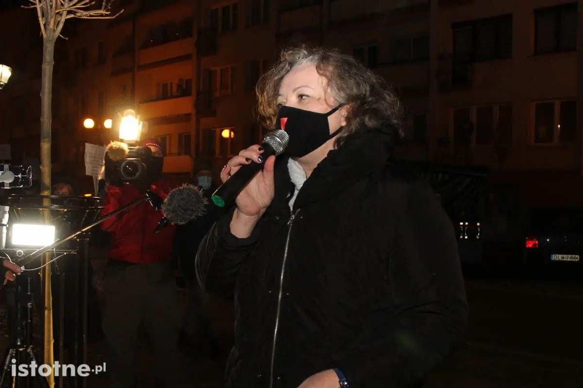 Strajk Kobiet i Marta Lempart we Lwówku Śląskim