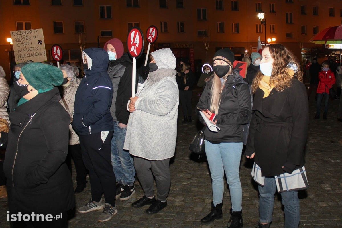 Strajk Kobiet i Marta Lempart we Lwówku Śląskim