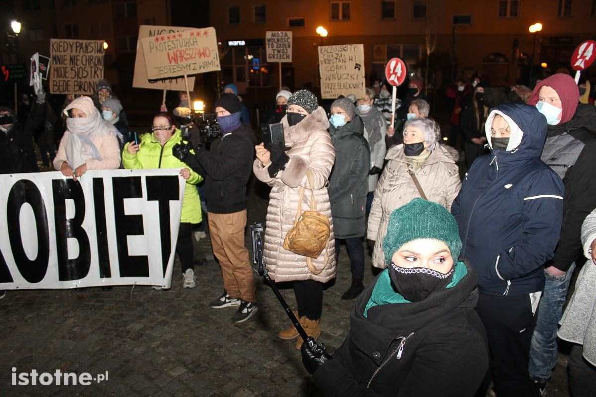 Strajk Kobiet i Marta Lempart we Lwówku Śląskim