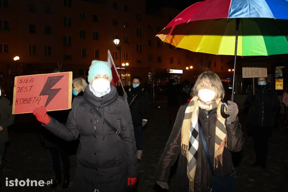 Strajk Kobiet i Marta Lempart we Lwówku Śląskim