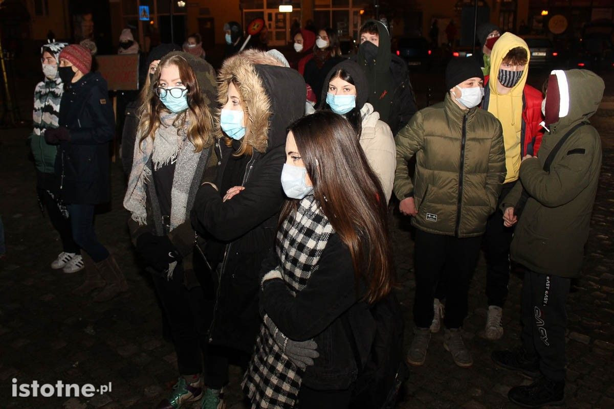 Strajk Kobiet i Marta Lempart we Lwówku Śląskim