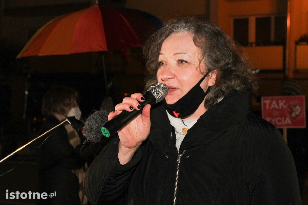 Strajk Kobiet i Marta Lempart we Lwówku Śląskim