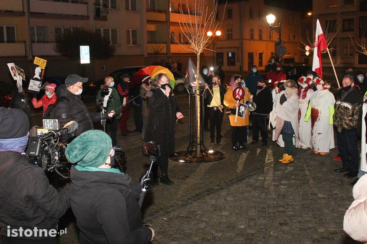 Strajk Kobiet i Marta Lempart we Lwówku Śląskim