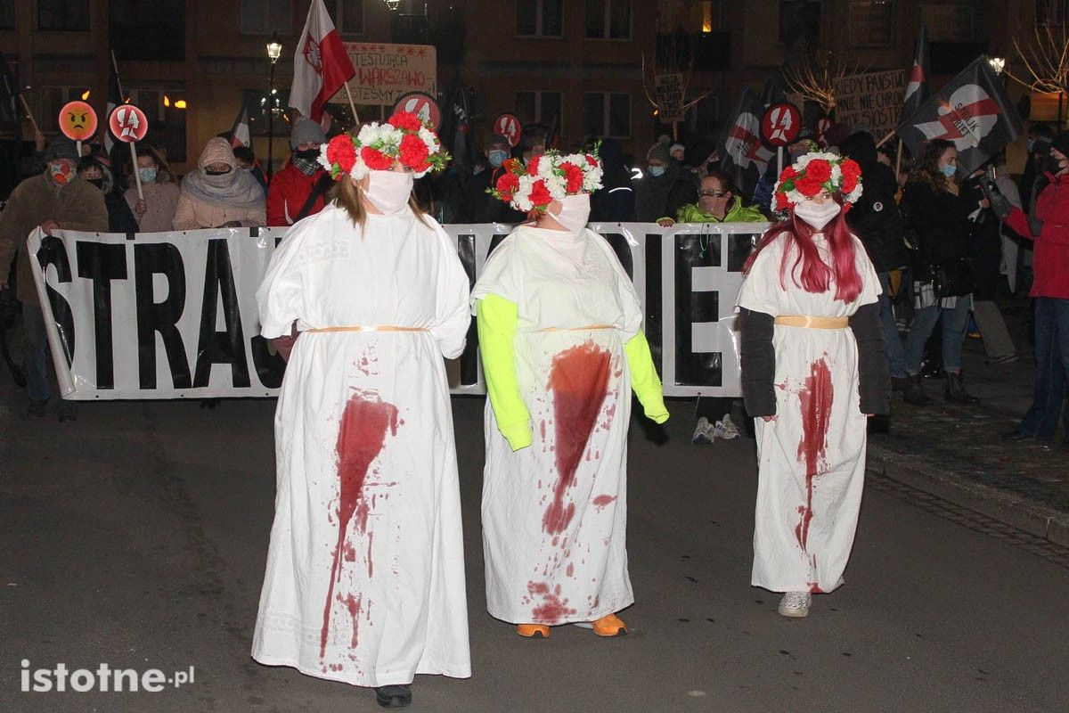 Strajk Kobiet i Marta Lempart we Lwówku Śląskim