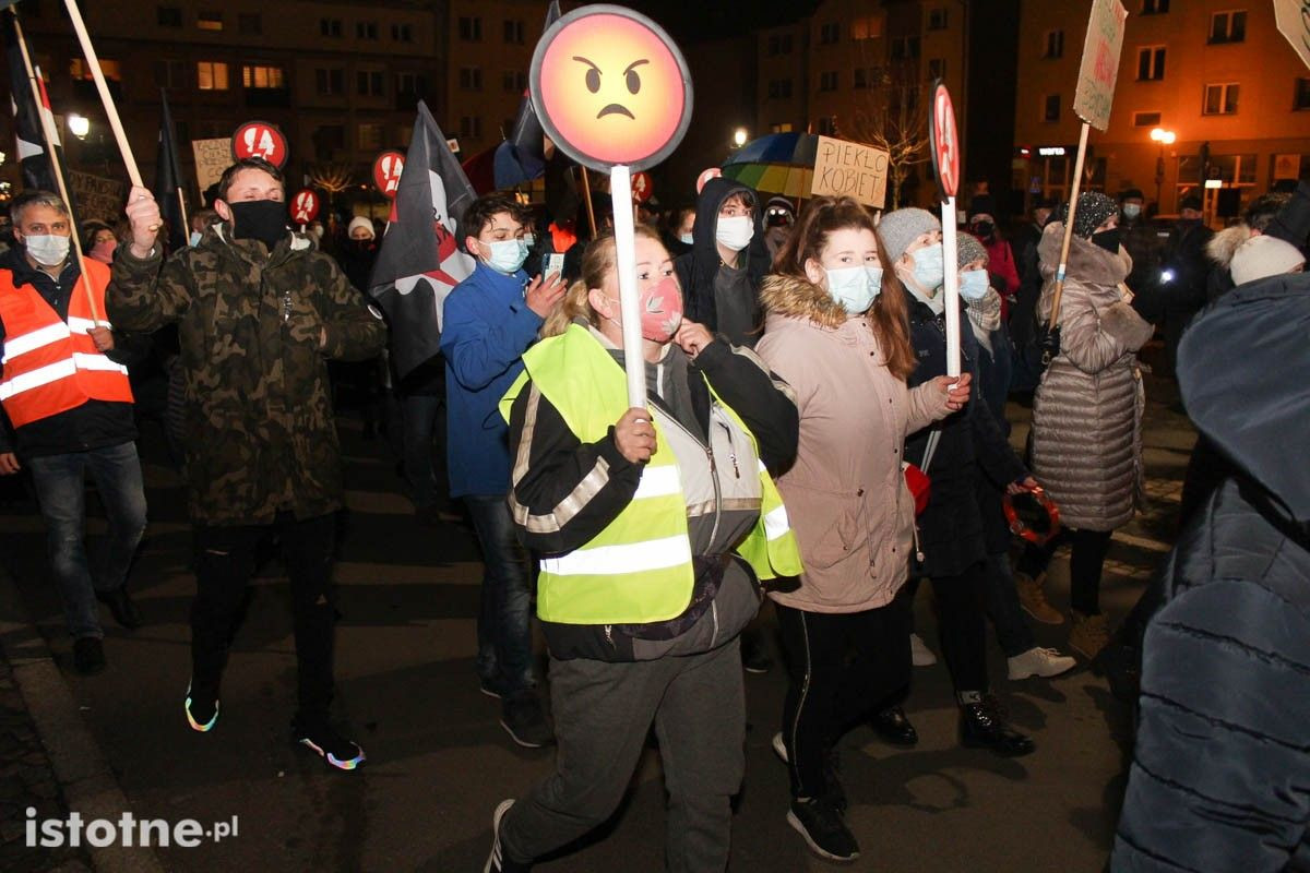 Strajk Kobiet i Marta Lempart we Lwówku Śląskim