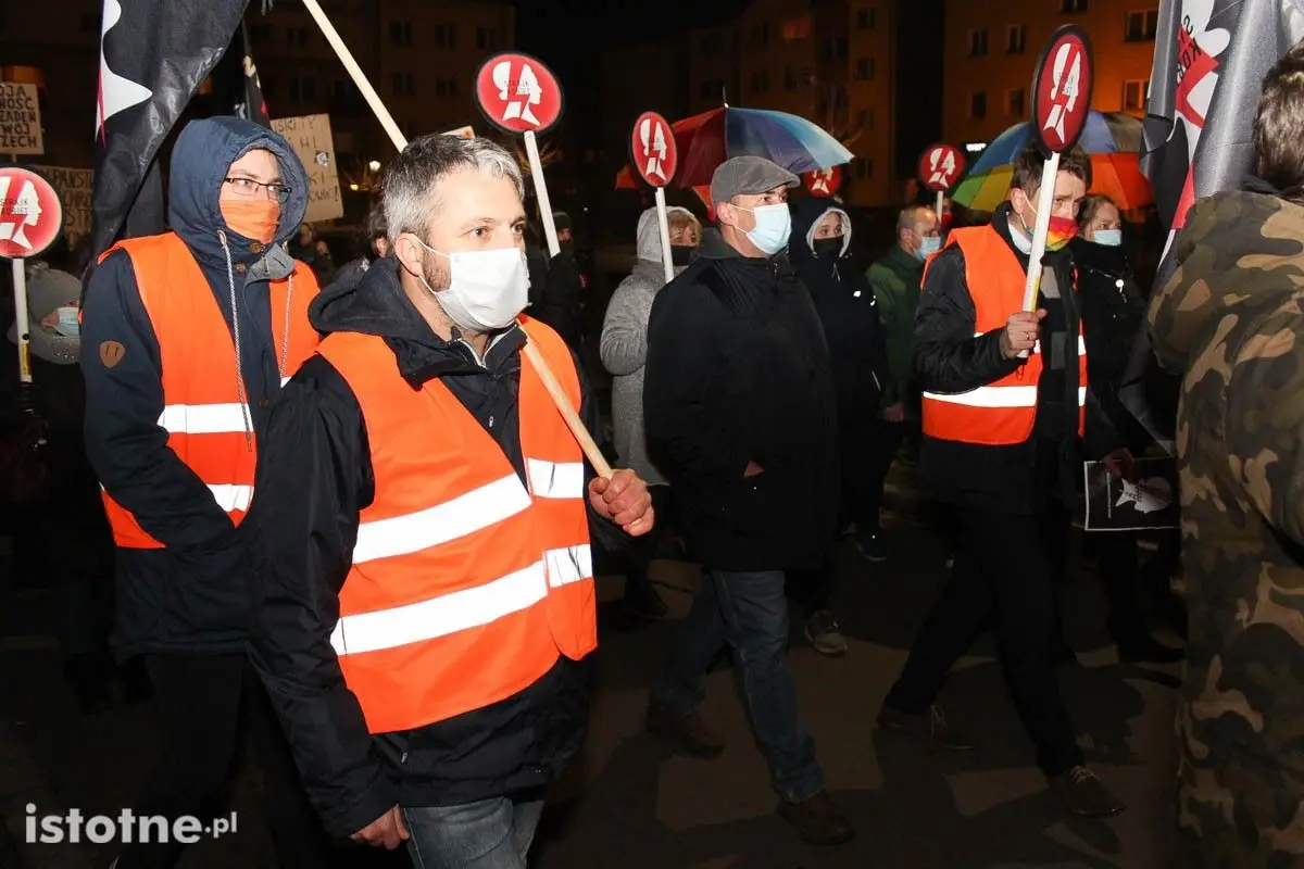 Strajk Kobiet i Marta Lempart we Lwówku Śląskim