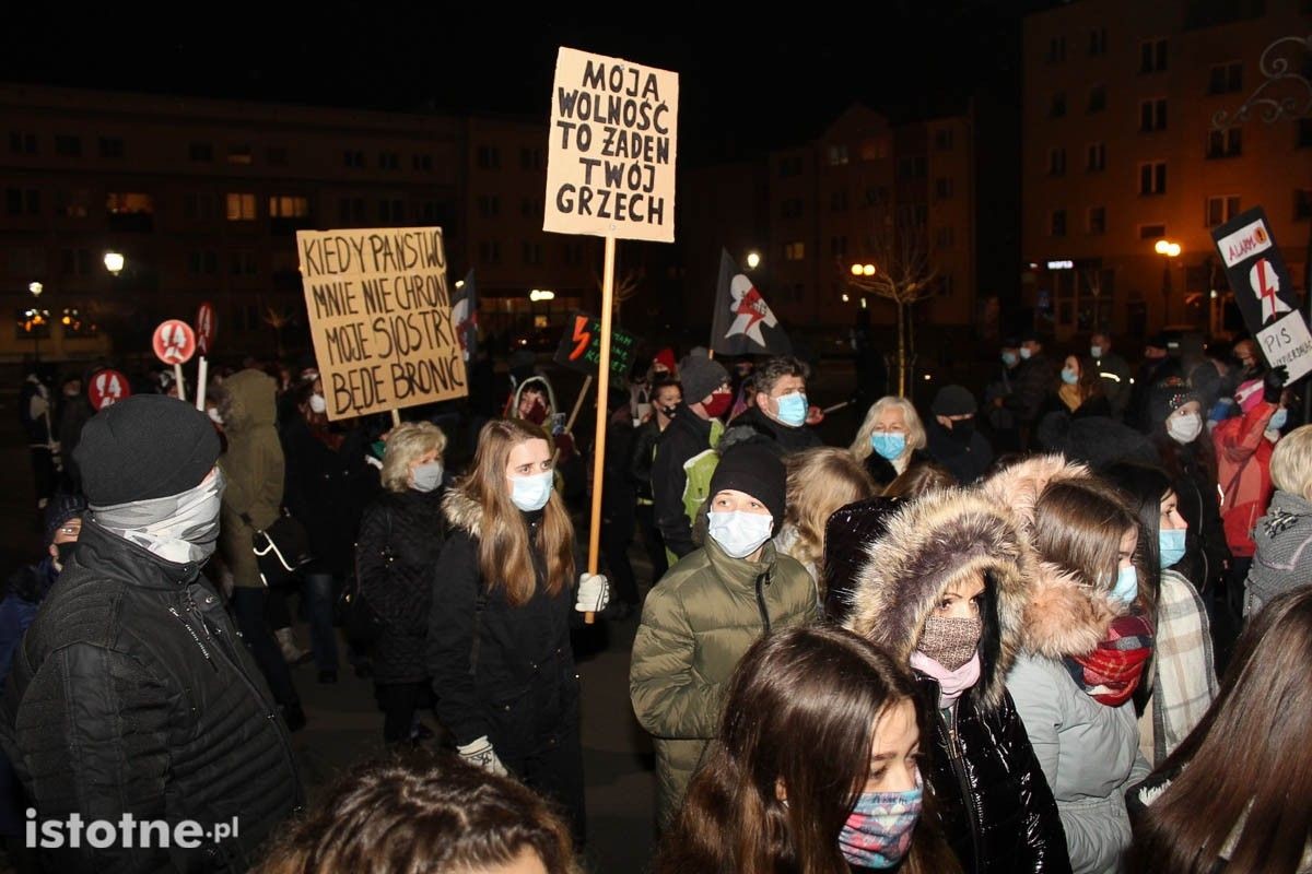 Strajk Kobiet i Marta Lempart we Lwówku Śląskim